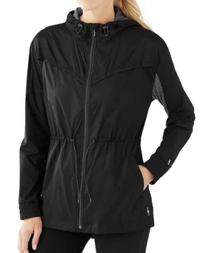 SmartWool Women’s Size XL PhD Ultra Light Sport Anorak Jacket Black SW016038 thumbnail 1