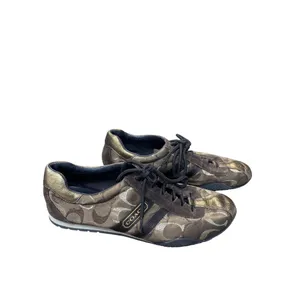 Coach Kate Womens Brown Leather & Suede Sneakers Size 7.5M SKU 9199 thumbnail 4