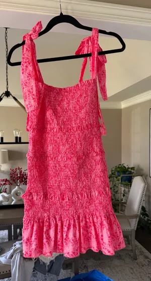 CBR Mini Dress Isabelle's Cabinet Women’s Smocked Small thumbnail 1