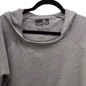Sanuk Organic Cotton Hoodie Sweatshirt‎ Gray Small thumbnail 3