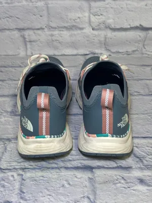 North Face Women's Vectiv Hypnum Gray Pink Hiking Shoes Size 9 Running Walking thumbnail 6