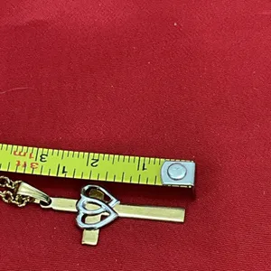 Sterling Silver 925 With Gold Wash Small‎ Cross Pendant Necklace thumbnail 9