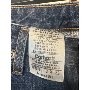 Carhartt Womens Jeans WB160 Vio Size 12x 32 western Workwear cotton thumbnail 5