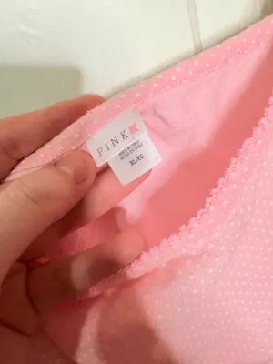 PINK - Victoria's Secret pajama crop tank Large thumbnail 3