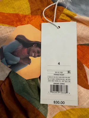Noel Fe X Mini Skirt Orange Size 4 thumbnail 3