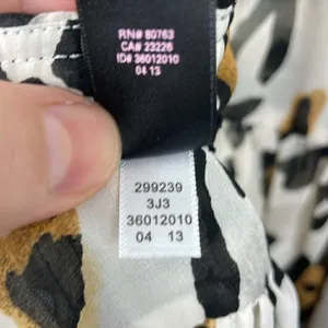 Victoria’s Secret Leopard Print Sleeveless Baby Doll Flowy mini dress Y2K size 0 thumbnail 10