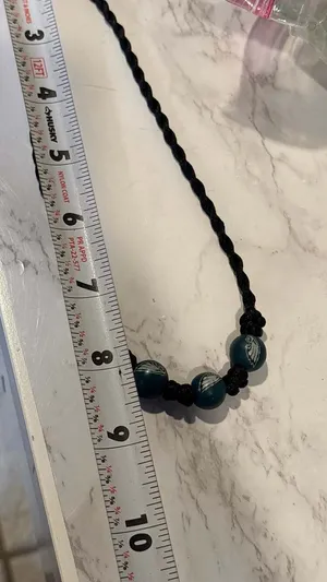 Philadelphia Eagles NFL Team Logo Bead Macramé Choker Necklace thumbnail 7
