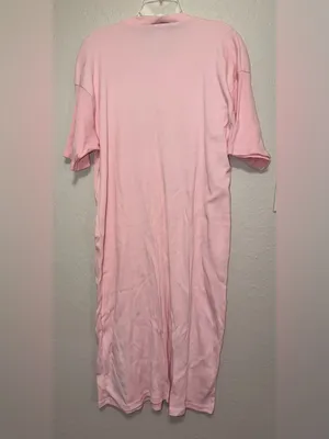 Vintage 80s Cat Rose Mumu Long Shirt Dress cottagecore granny shirt dress thumbnail 3