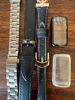 Bundle of Fitbit Watch Straps with Rose Gold, Stainless Steel and Black thumbnail 2