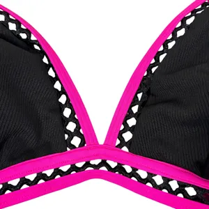 Cupshe Large Bikini Swim Top Bottoms V-Neck Adjustable Straps Tie Back Padded thumbnail 4