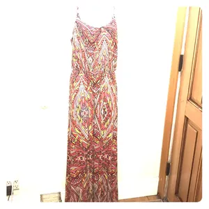 - Felicity and Coco Summer maxi dress size M Orange and yellow Art Deco thumbnail 2