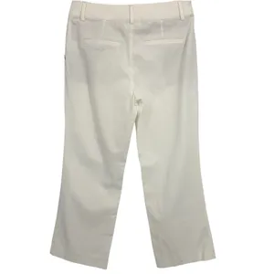 Alice + Olivia Stacy Slim‎ Trouser Pants Ivory Stretch Minimalist Office 6 thumbnail 5