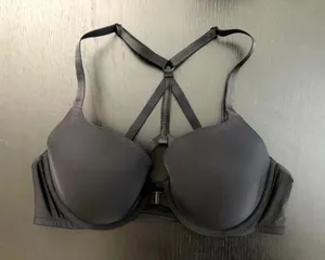 NWOT Victoria's Secret 36C Black Underwire Front Close Racerback Bra thumbnail 1