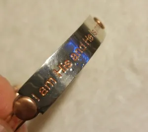 I am His and He is Mine Bracelet Bangle thumbnail 2