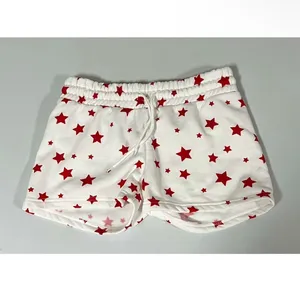 Love Streak White Red Star Stars Shorts Bottoms Size S ❤️🤍 thumbnail 2