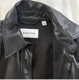 Aritzia Black Leather Jacket thumbnail 4