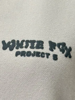 White Fox Boutique Project 5 Hoodie Small Gray Lounge Oversized Comfy Travel thumbnail 6
