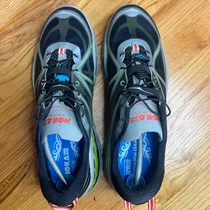 Hoka Stinson Lite Black Mesh Silver Size 12.5M NO BOX thumbnail 7