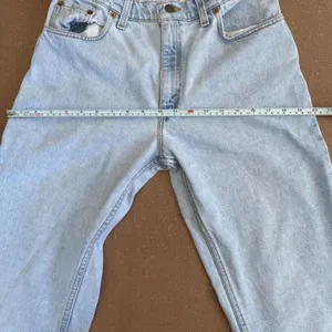levis 505 vintage stonewash jeans Size 11 Long Juniors Taper Leg thumbnail 7