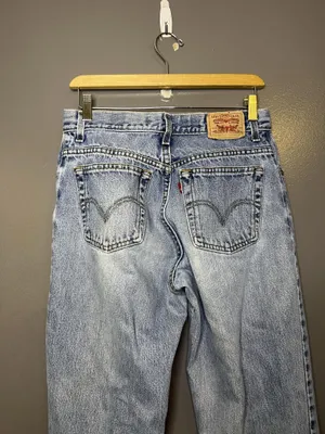 Levis Relaxed Tapered Jeans Womens 10L Light Wash Blue High Rise Denim Pants thumbnail 5