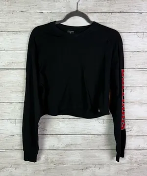 Hype & Vice Georgia Long Sleeve Crop Top Size Medium thumbnail 1