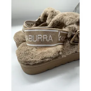 NWOB Koolaburra by UGG Backstrap Fuzzy Sandals Fuzz Oh Amphora Size 9 thumbnail 6
