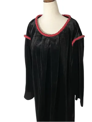 VINTAGE GILEAD Goth Velvet Maxi Dress thumbnail 3