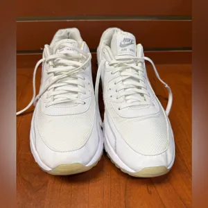 Nike Air Max White and Cream Women's Sneakers thumbnail 2