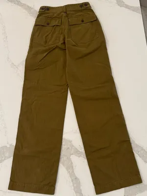 Madewell The Perfect Vintage Wide Leg Utility Pant Women’s 25T Golden Spinach thumbnail 11