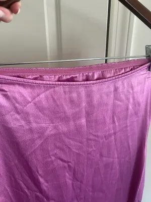 Zara Pink Satin Maxi Dress thumbnail 3