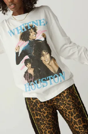 REVOLVE DAYDREAMER Whitney Houston Dance With Somebody Tee SMALL thumbnail 1