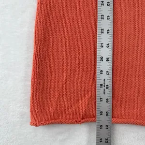 Polo Jeans Co Ralph Lauren Orange Cotton Blend Knit Sweater S Shoulder Button‎ thumbnail 8