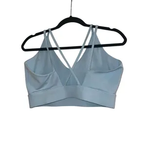 ✨Girlfriend Collective Dewdrop Gigi Crossover Sz XL Light Blue Bra✨ thumbnail 5