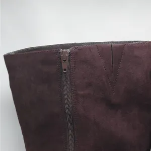 Karen Scott Sharonn Brown Knee High Boots 7.5M Faux Suede Chunky Block Heel thumbnail 6