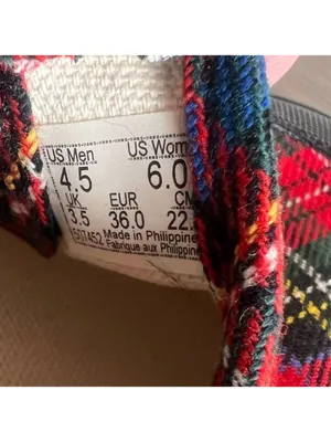 VANS NEW Unisex Plaid Mary Jane Unisex Shoe Size 6 or 4.5 #B1843 thumbnail 7