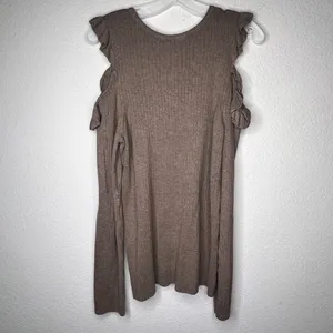WHBM Cold‎ Shoulder Sweater thumbnail 4