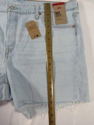 Levi's 501 Original Fit High Rise Women's Shorts (Plus Size) Size 20 Brand New thumbnail 9