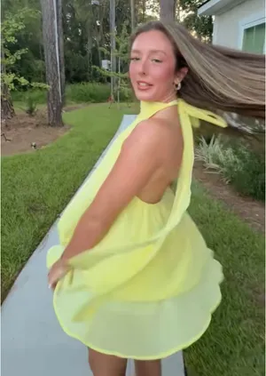 Yellow Boutique Mini Dress thumbnail 4