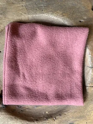Turtle Fur double layer warm dusty rose pink mauve neck warmer gaiter US made thumbnail 2