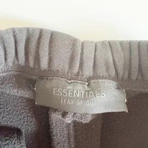 Fear of God Essentials Womens Black Fleece Streetwear Sweat Shorts Size XXS thumbnail 3