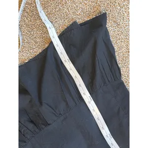 Loft Mini Dress. Black Babydoll Style. Cotton Size 14 thumbnail 5