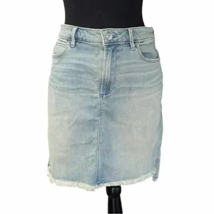 Abercrombie & Fitch Blue Denim Mini Skirt(Size 28) thumbnail 3