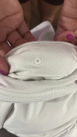 White lulu lemon skirt thumbnail 3