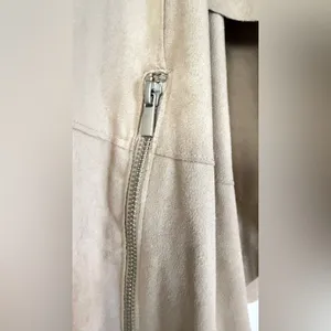 Bagatelle Beige Faux Suede Jacket thumbnail 2