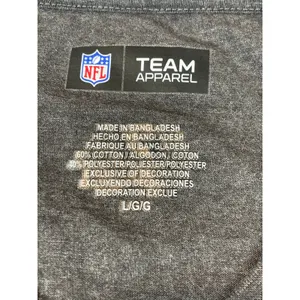 NFL Team Apparel Miami Dolphins Charcoal V Neck Tee Shirt Womens Size L thumbnail 5