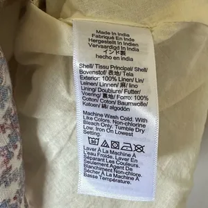 J.Crew Palermo Smocked Waist Mini Dress in Floral Bouquet Linen Sail Blue NEW thumbnail 7