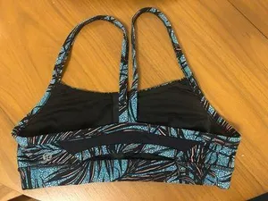 Lululemon Multicolor Teal/Pink Sports Bra thumbnail 2