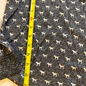 Victoria's Secret Pink Sleepwear Top Gold Glitter Dog Print Women's Size Medium thumbnail 6