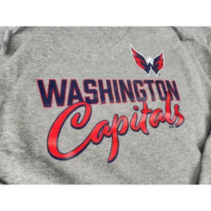 Fanatics Women's‎ XL Washington Capitals Hockey Script Pullover HoodieSweatshirt NHL thumbnail 4