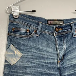 Joes Jeans Women Size 28 Patchwork Denim Blue Straight Buttonfly Festival Grunge thumbnail 4